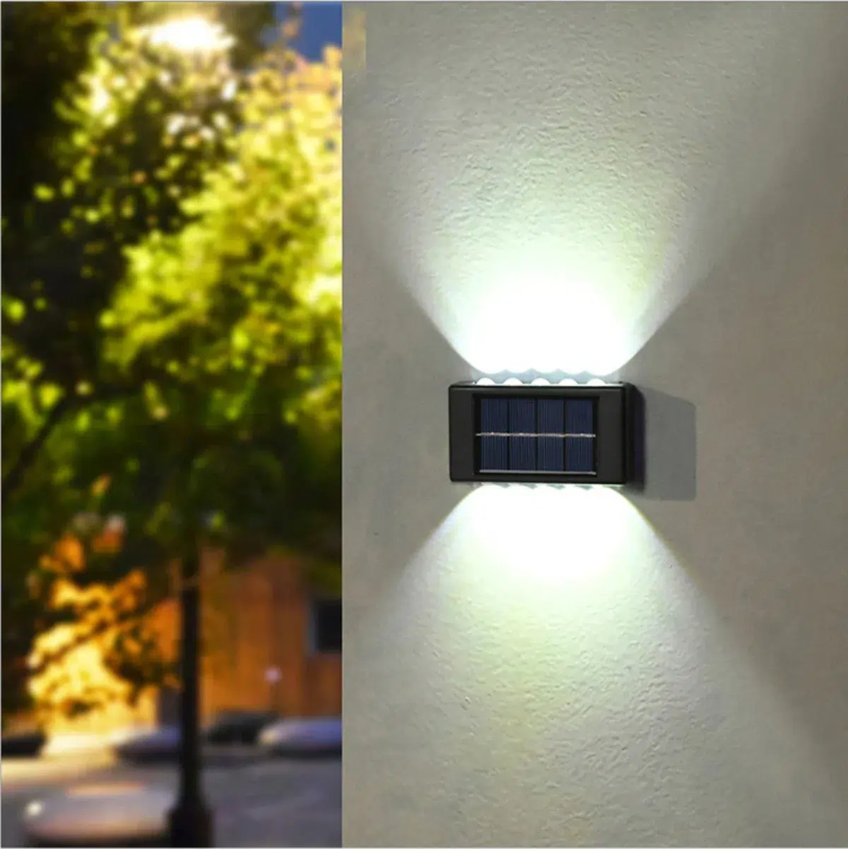2x Appliques Murales LED Extérieures Modernes