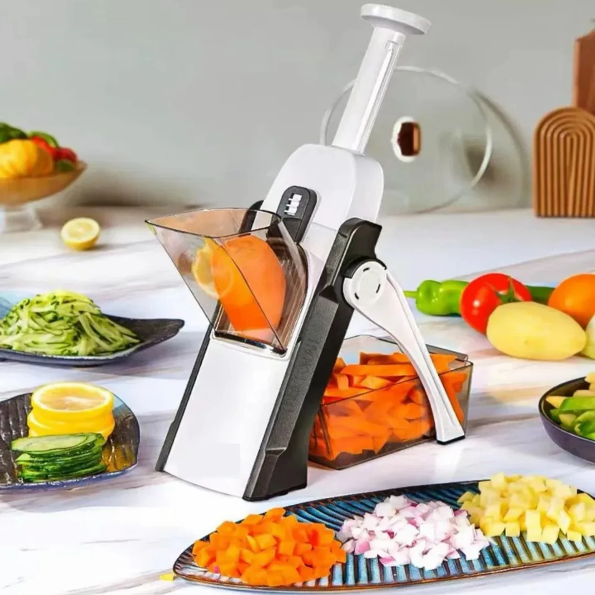 Coupe-Légumes de Cuisine multifonctionnel - 5 en 1