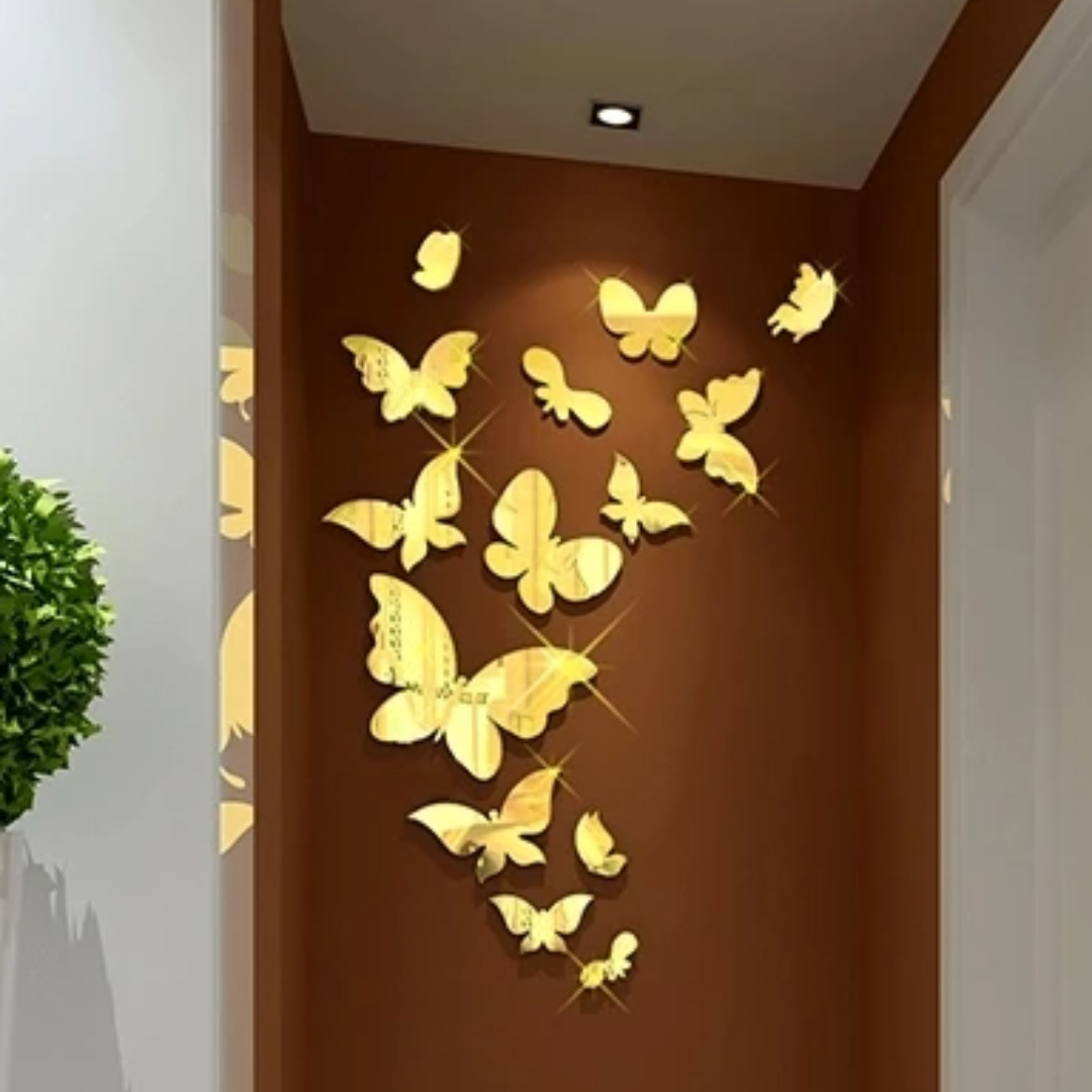 Miroir papillon acrylique