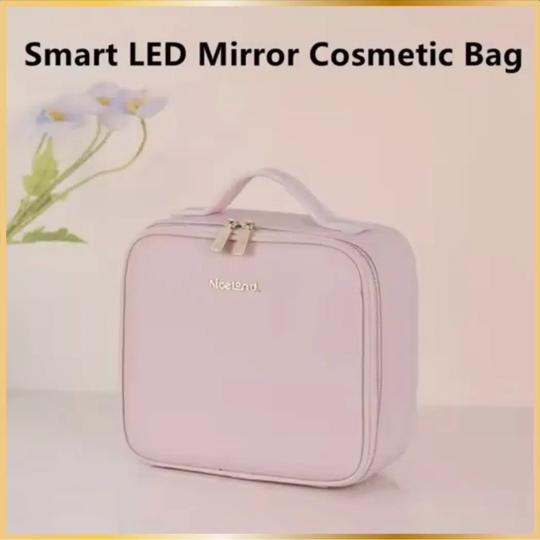 Trousse de Maquillage avec Miroir LED - 3 Modes d'Éclairage