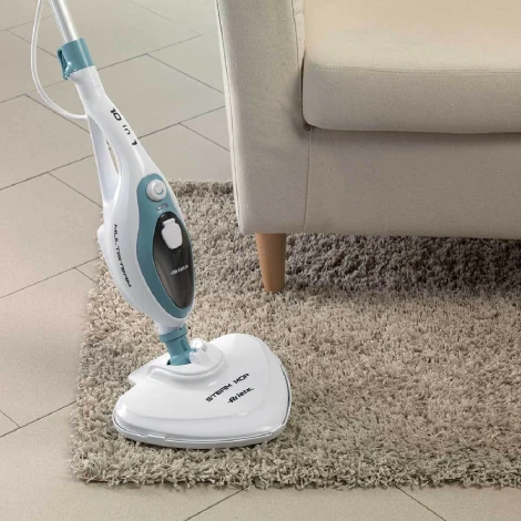 Vadrouille à Vapeur 1500W avec Détergent Spray Pliable | Nettoyage Efficace et Rapide