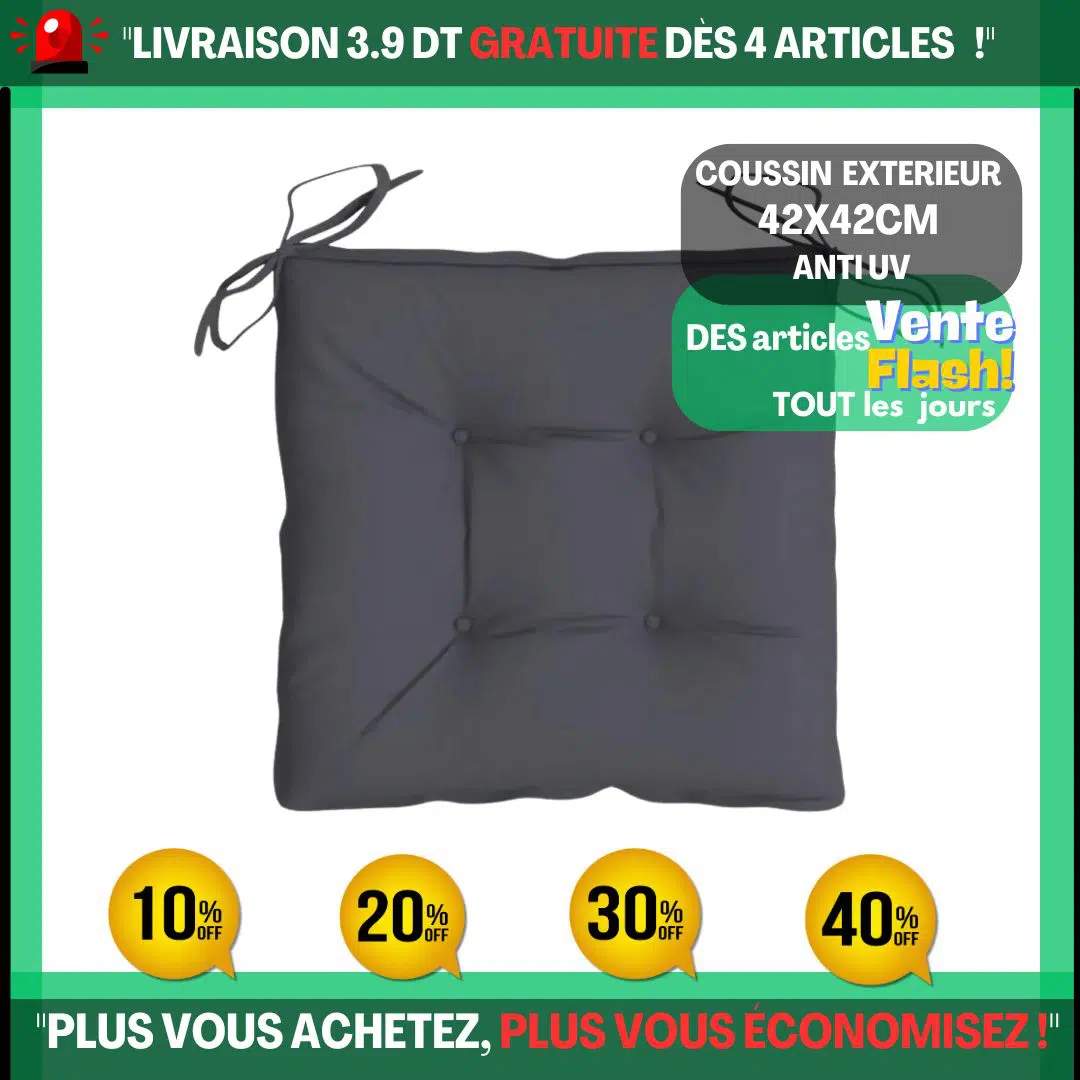 Coussin de Chaise Anti-UV 45x45cm