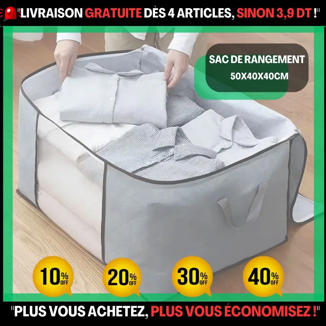 Sac de rangement 50x40x30cm