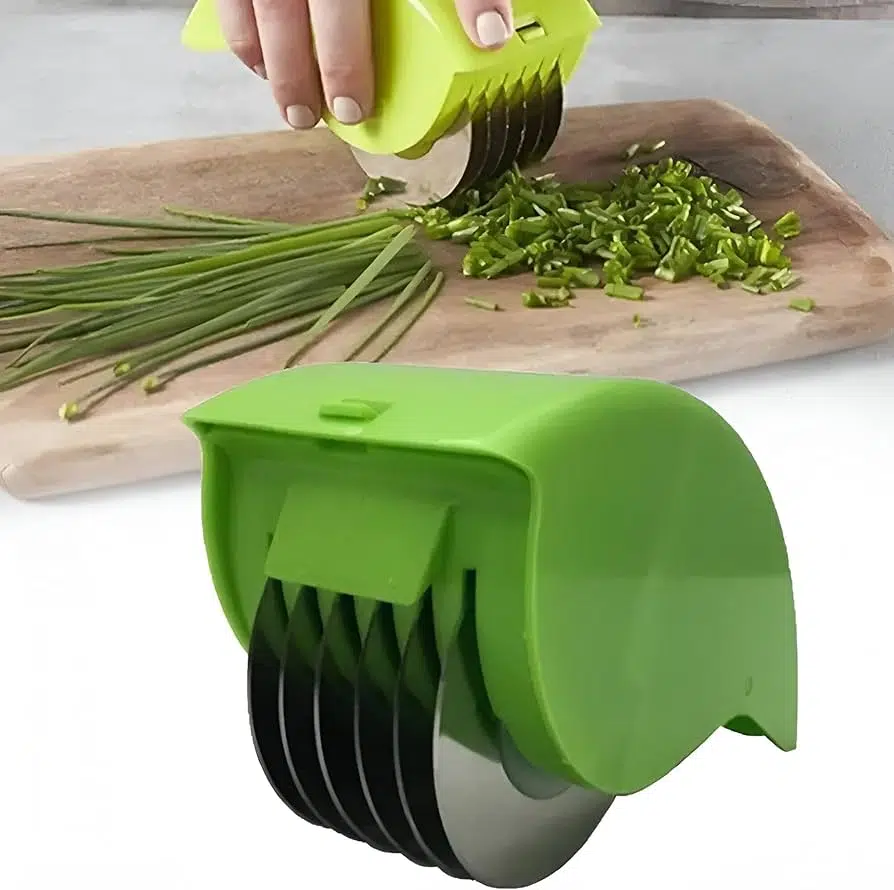 Coupe-légumes et Herbes avec Lame en Acier Inoxydable