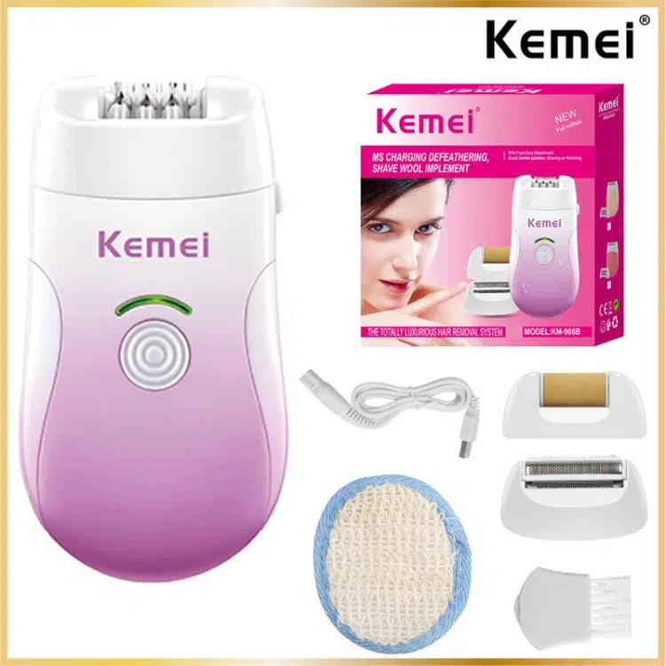 Kemei Km-908b Blackbird Women's Electric Shaver and callus remover