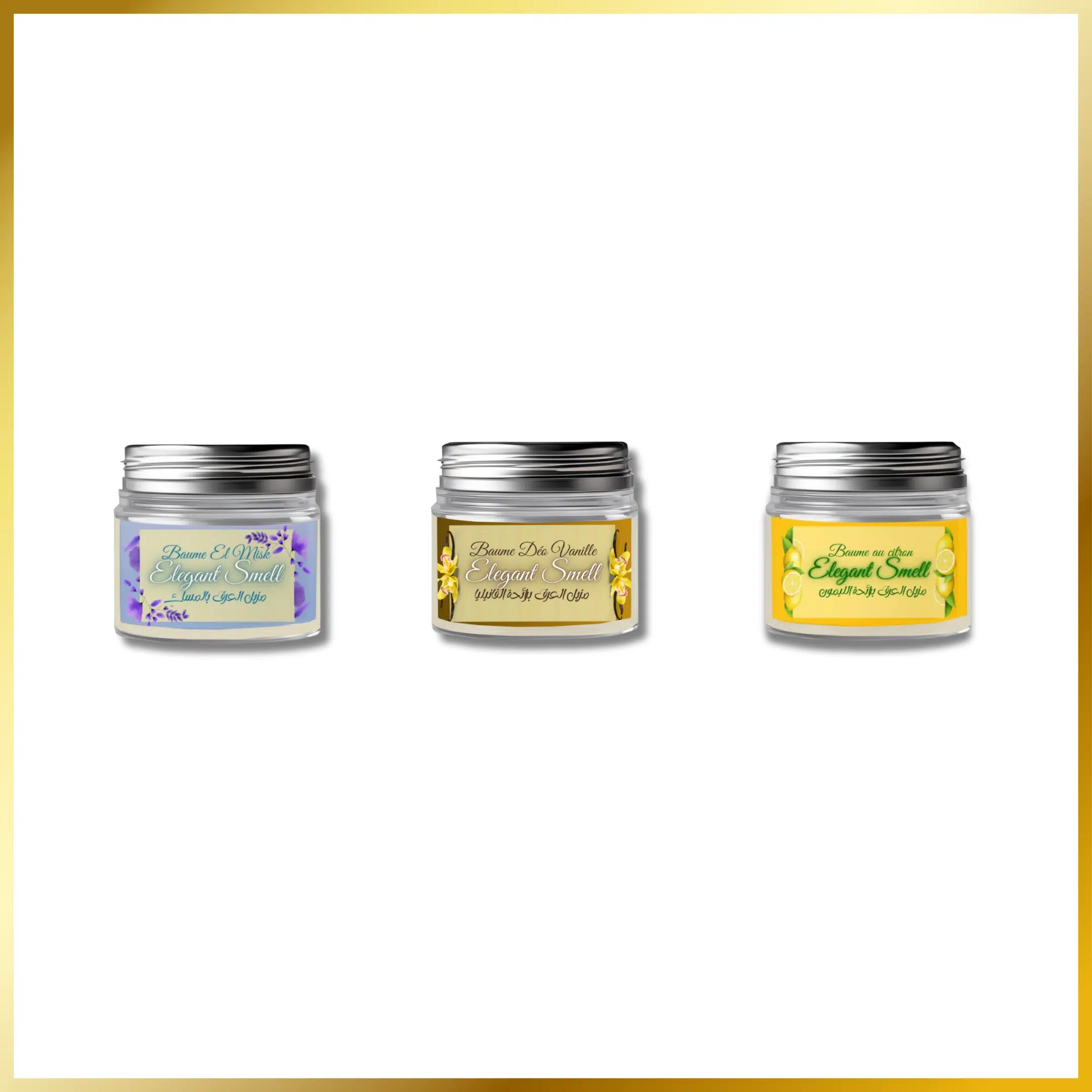 Pack Déodorants Naturels Wafa Nat – Musk, Citron & Vanille 🌿