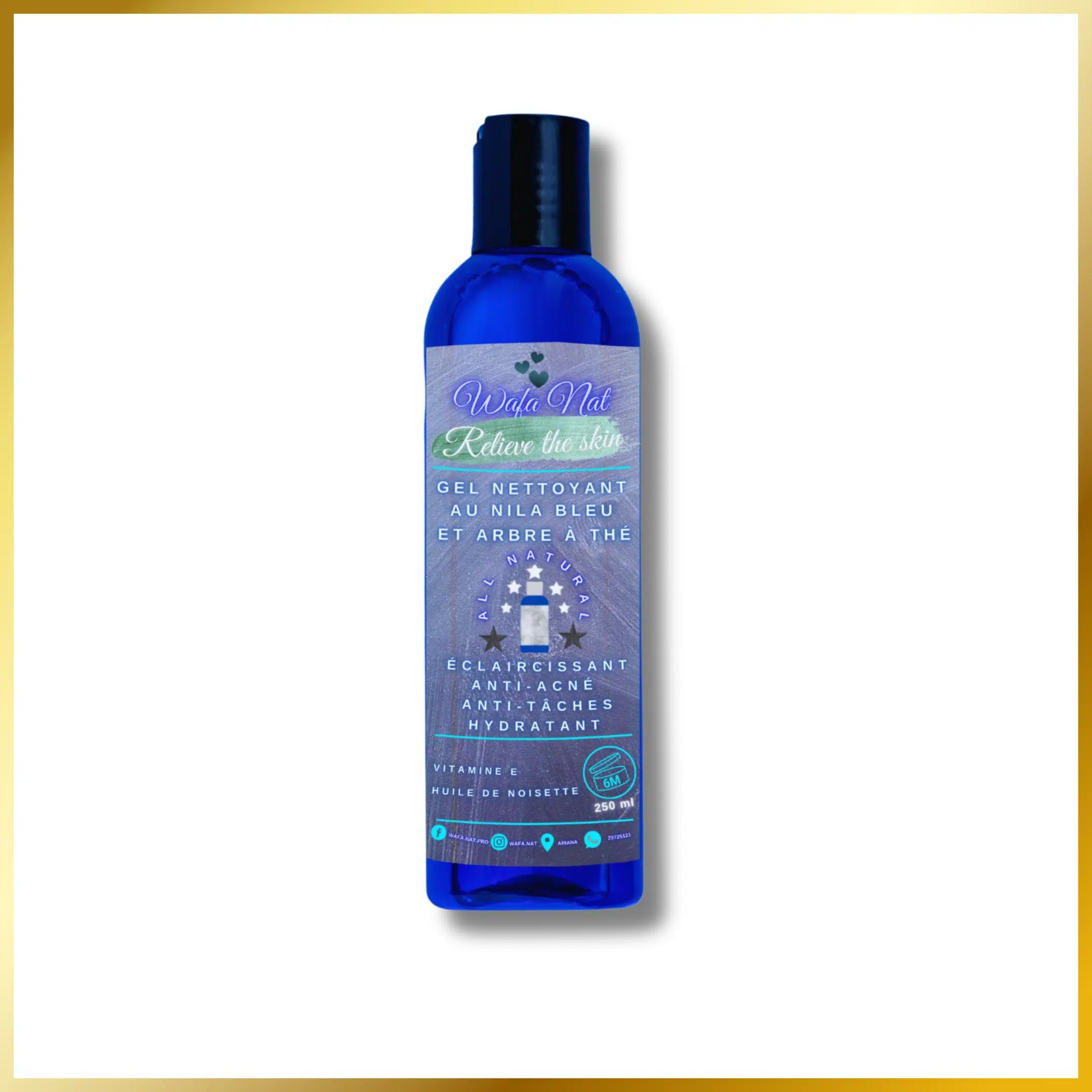 Gel Nettoyant Hydratant & Anti acné-  250 ml