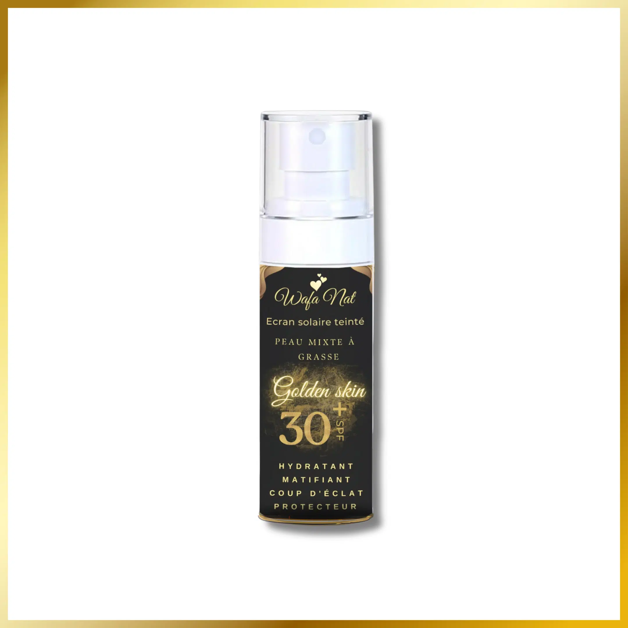 Ecran teinté Naturel SPF 30+  Peau mixte à grasse- 50 ml