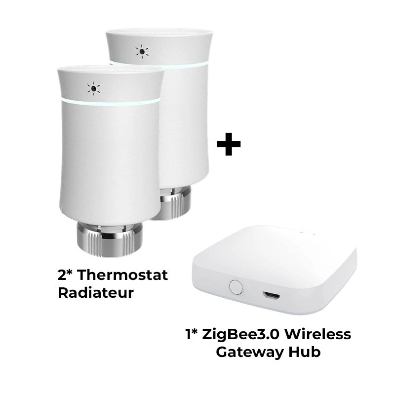 Thermostat intelligent pour radiateur, vanne de radiateur intelligente