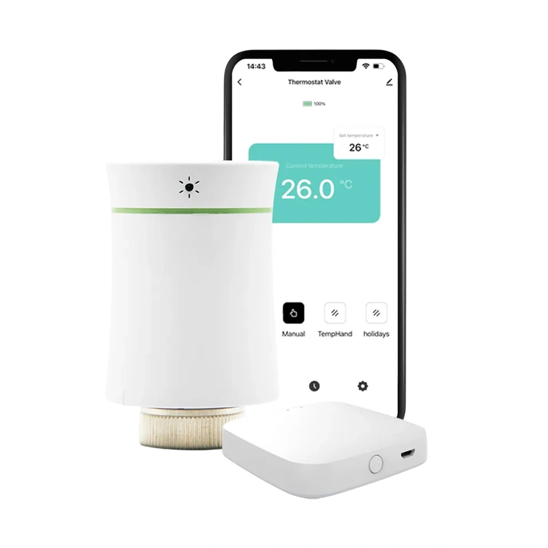 Thermostat intelligent pour radiateur, vanne de radiateur intelligente