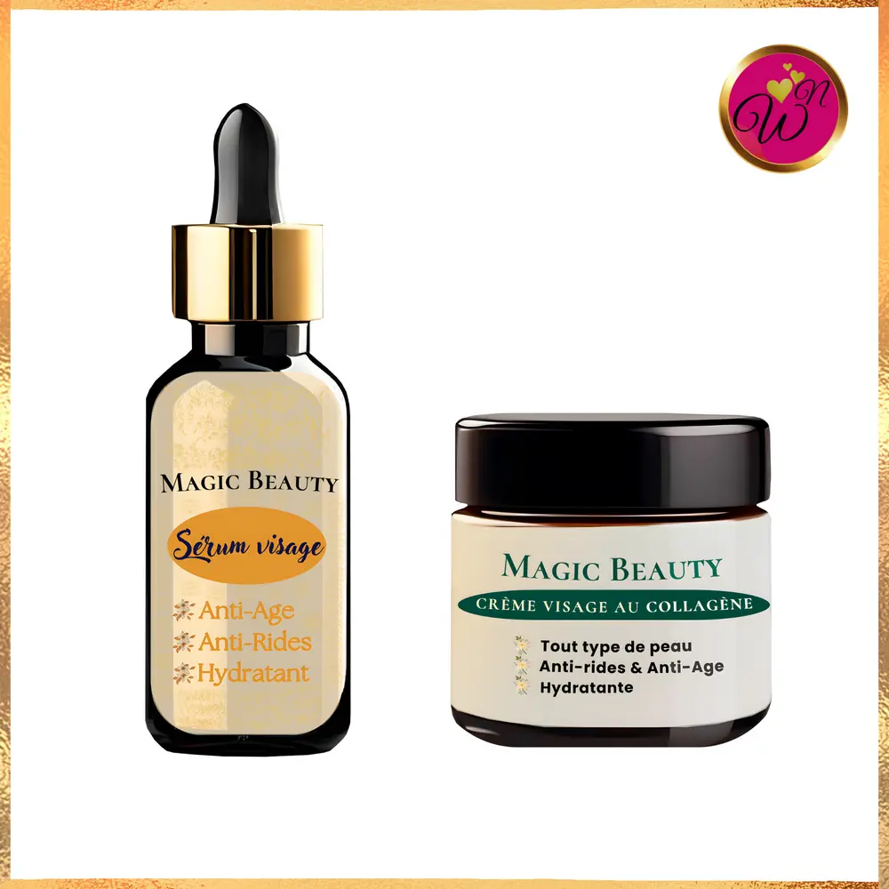 Pack Visage Hydratant & Anti-rides- Crème & Sérum