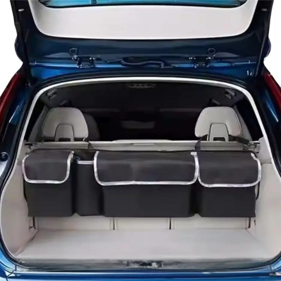 Organiseur de coffre pour voiture, sac de rangement 4 compartiment