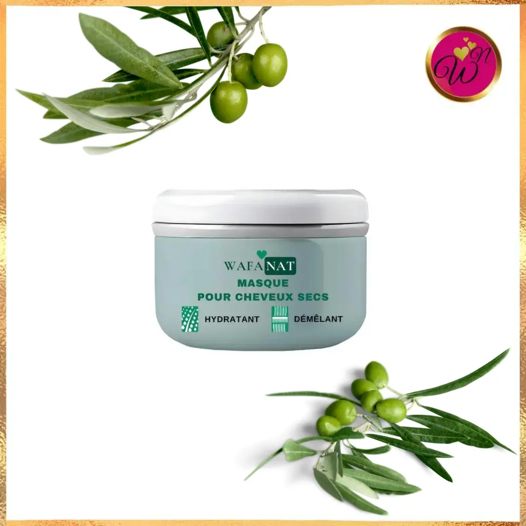 Masque cheveux à l'Huile d'Olive - Cheveux Secs - 250 g- Wafa Nat