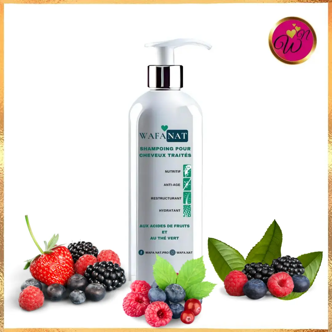 Shampoing Hydratant & Lissant-  Wafa Nat- 250 ml