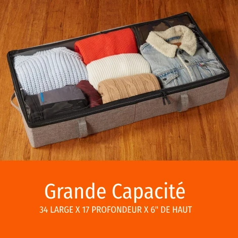 Sac de Rangement pour Couette sous le Lit | Anti-Poussière et Étanche