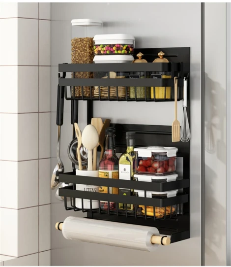 Étagère Magnétique pour Réfrigérateur - Organisateur de Cuisine Multifonction
