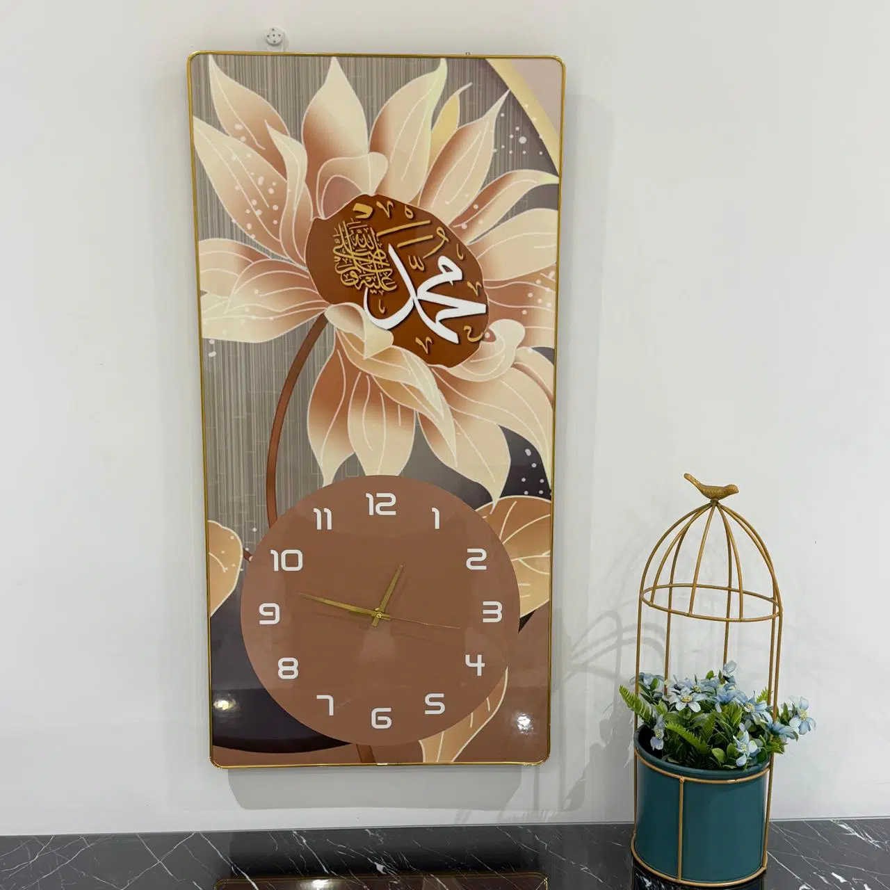 tableau horloge murale