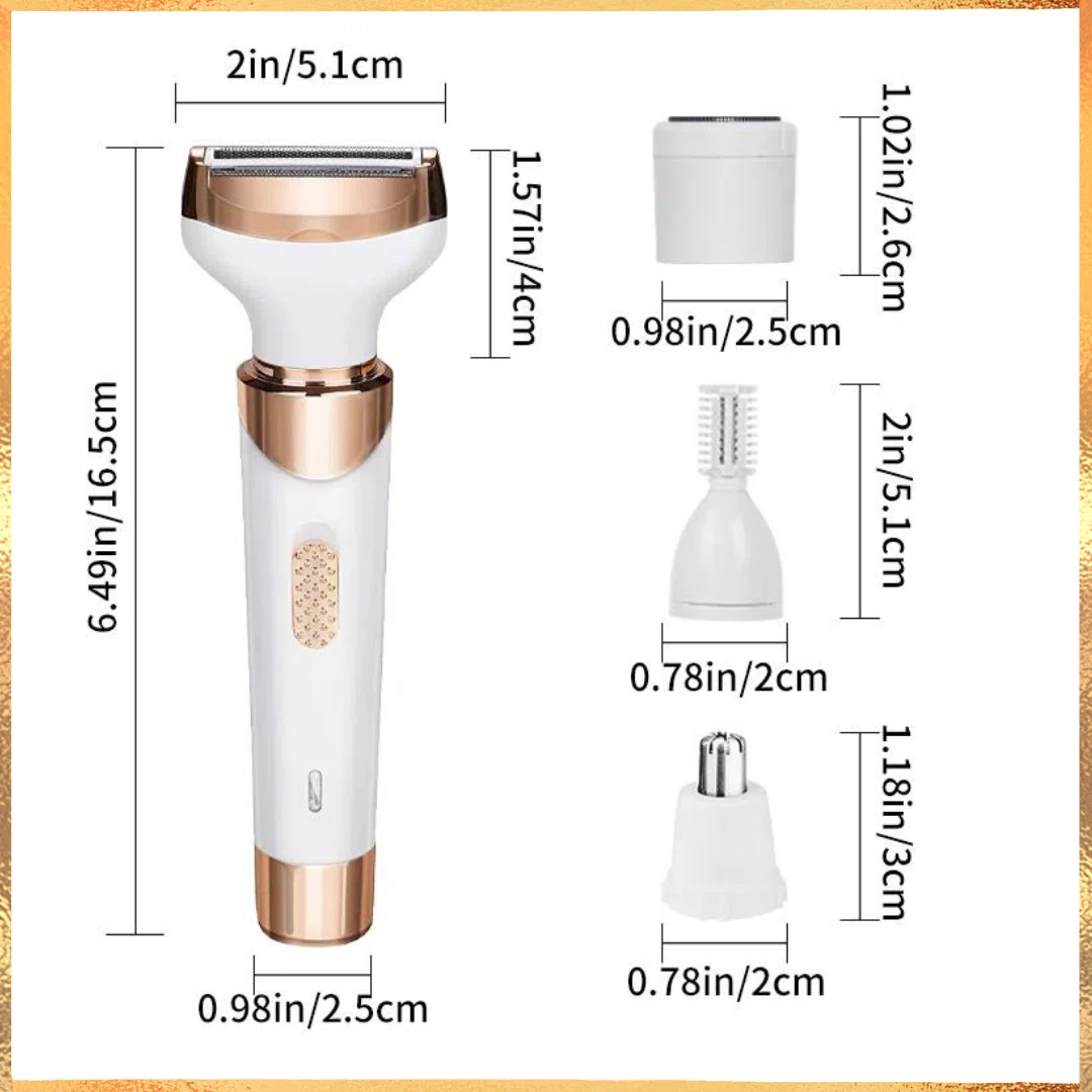 4 in 1 Electric Razor for Women Shaver Lady Shaver