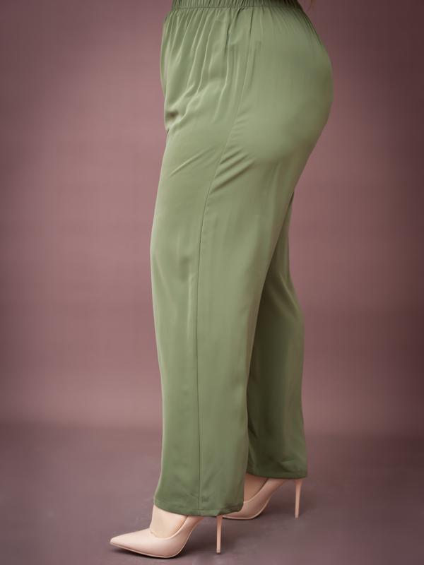 Pantalon crepe fluide store