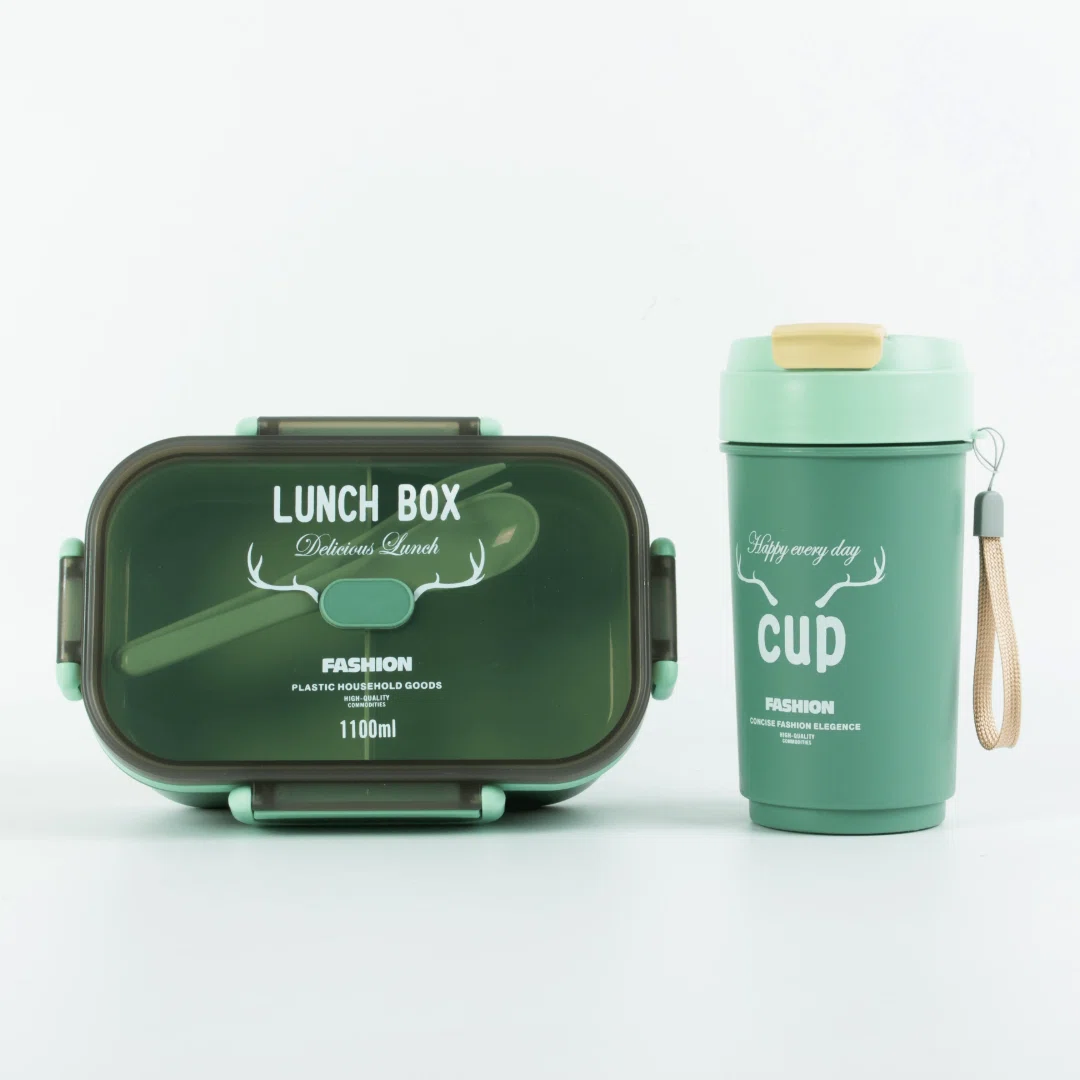 Ensemble de boîtes à lunch + bouteille d'eau