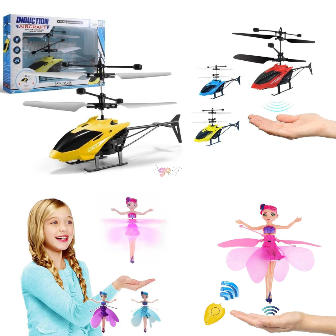 Hélicoptère / Poupée volant