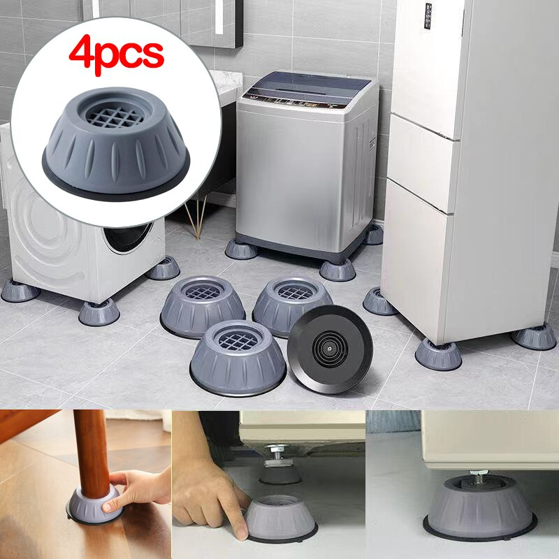 Coussinets de pieds Anti-Vibration pour lave-linge, 4 pièces
