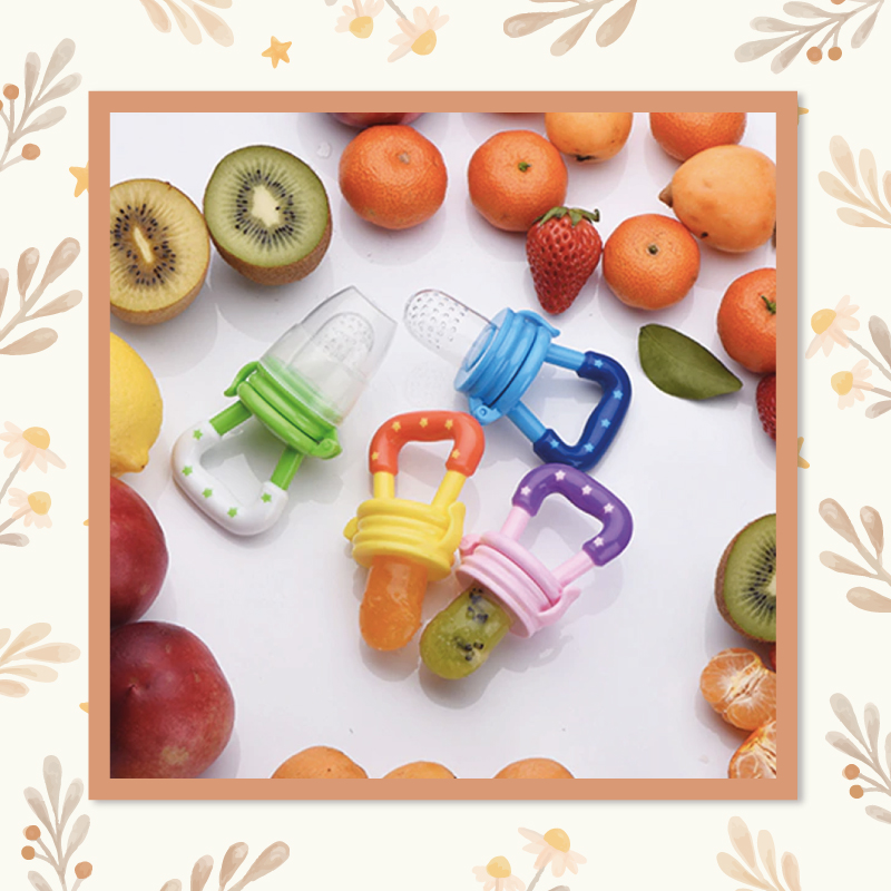 Sucette et hochet fruits en 1 - Sucette - Bébé - Enfant - Couverts pour  enfants 