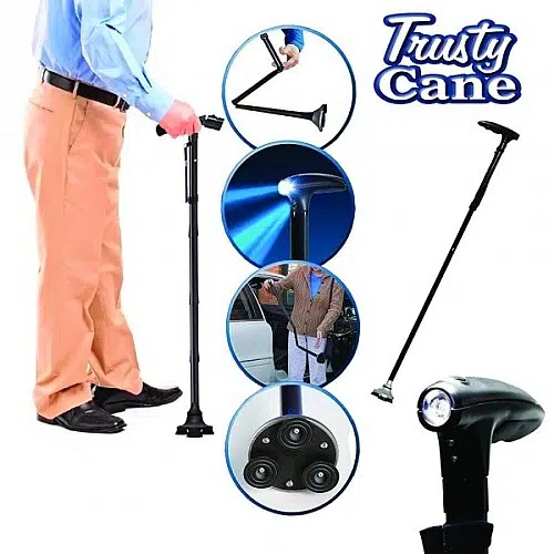 trusty cane with led