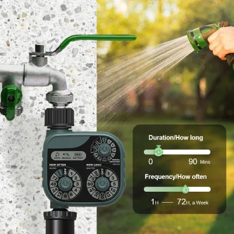Minuterie d'Irrigation Automatique | Système d'Arrosage Intelligent pour Jardin et Pelouse