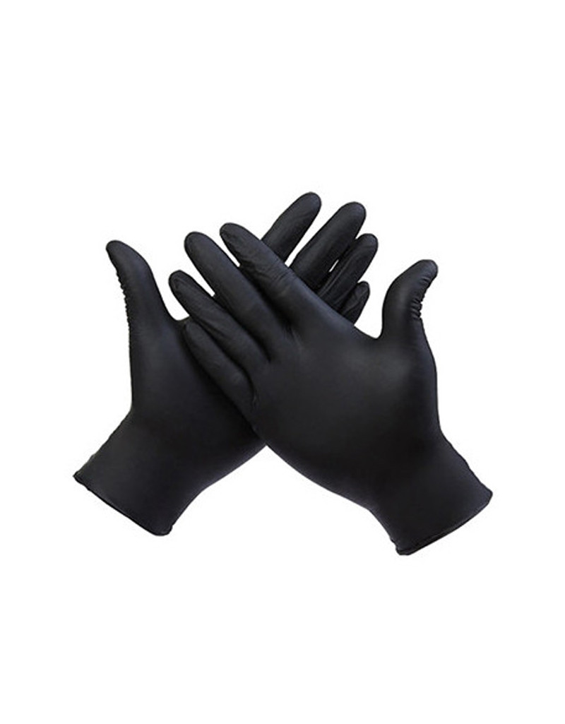 Boite de 100 gants (nitrile) - Noir