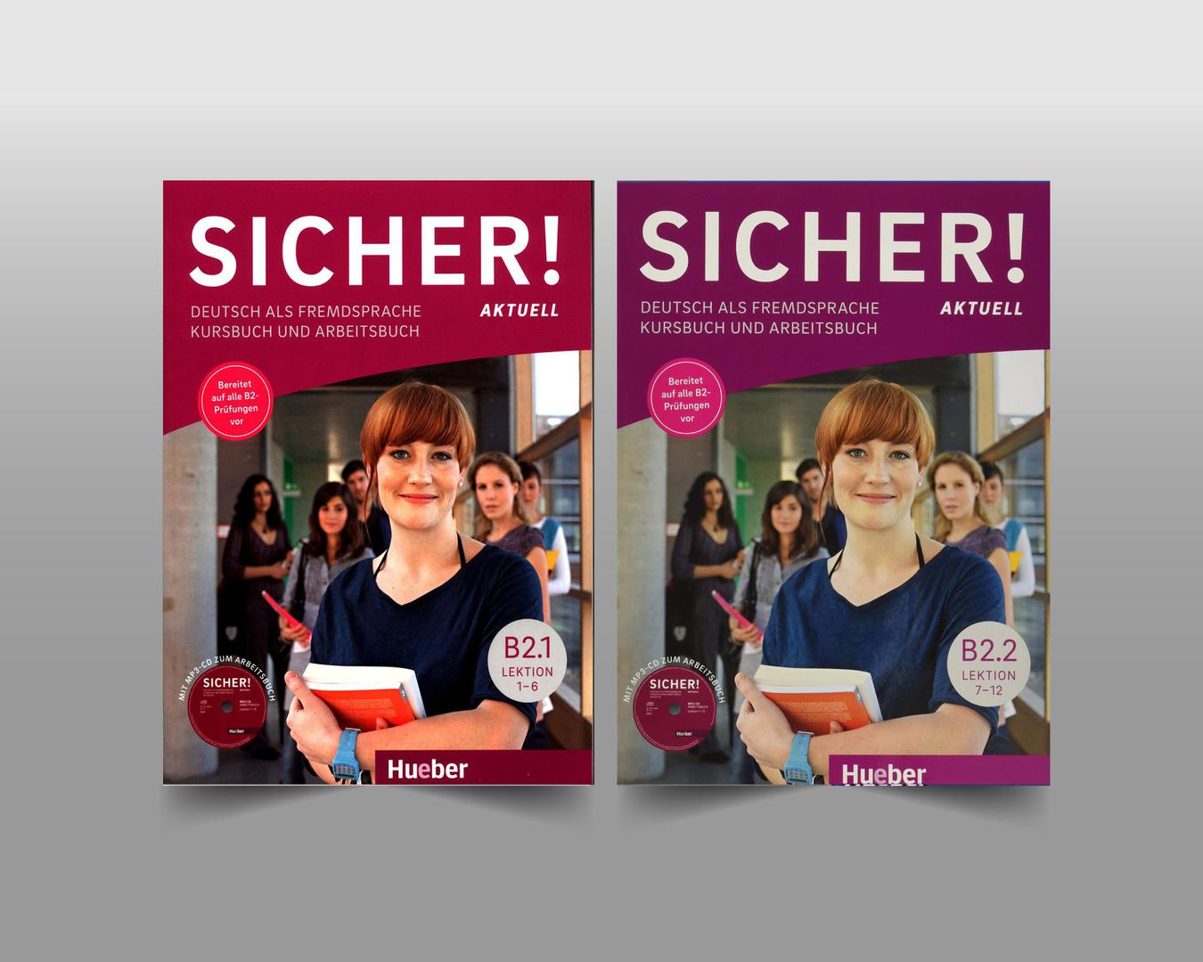 SICHER AKTUELL (HUEBER) - Kursbuch und Arbeitsbuch mit CD